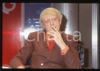 35mm vintage slide* 1985 RAI UNO - OGGI & DOMANI writer Anthony BURGESS (21)