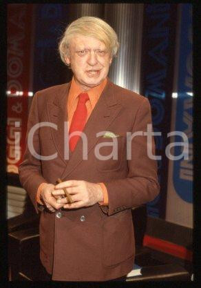 35mm vintage slide* 1985 RAI UNO - OGGI & DOMANI writer Anthony BURGESS (22)