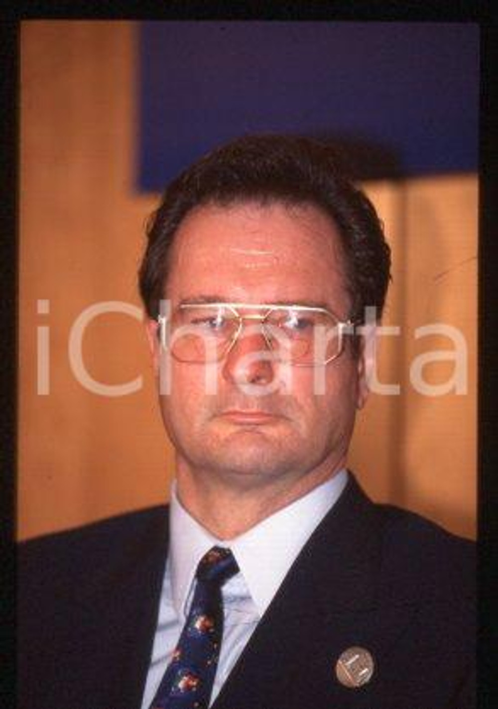 35mm vintage slide* 1992 ca GERMANY Minister of Foreign affairs Klaus KINKEL (7)