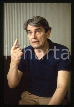 35mm vintage slide* 1985 ca MILAN Portrait of an English actor Edmund PURDOM 11