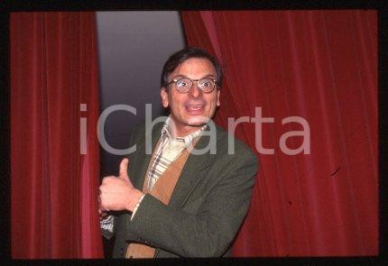 35mm vintage slide* 1995 ca MILAN an Italian actor Vittorio VIVIANI (10)