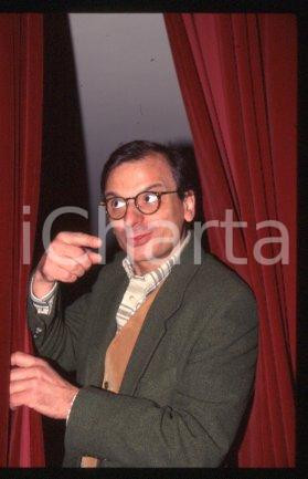 35mm vintage slide* 1995 ca MILAN an Italian actor Vittorio VIVIANI (13)