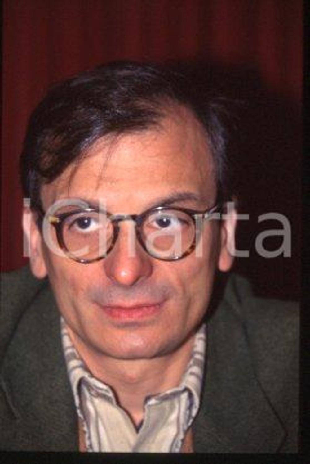 35mm vintage slide* 1995 ca MILAN an Italian actor Vittorio VIVIANI (18)