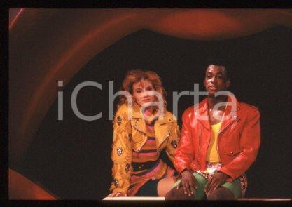 35mm vintage slide* 1989 ca MILAN "ODIENS" Gregg BURGE & Lorella CUCCARINI (7)