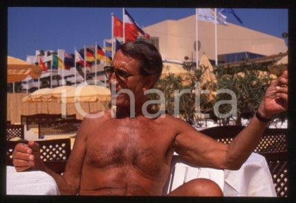35mm vintage slide* 1989 ca CANNES an American actor Roy SCHEIDER (27)