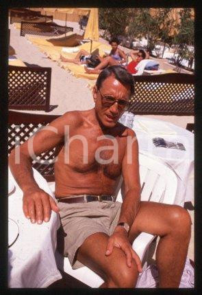 35mm vintage slide* 1989 ca CANNES an American actor Roy SCHEIDER (29)