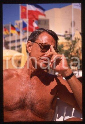 35mm vintage slide* 1989 ca CANNES an American actor Roy SCHEIDER (32)
