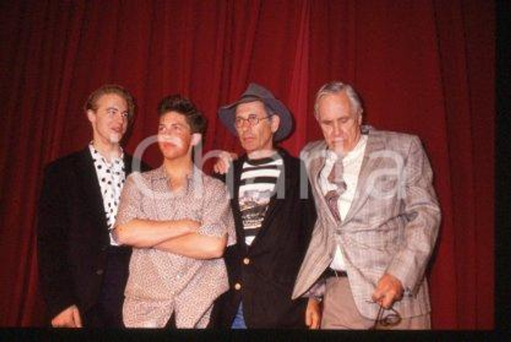 35mm vintage slide* 1989 CANNES Festival Jerry SCHATZBERG & Samuel WEST (28)