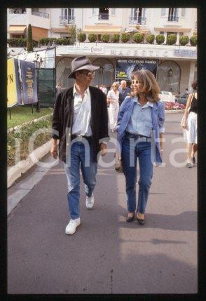 35mm vintage slide* 1989 CANNES Festival Jerry SCHATZBERG & Maureen KERWIN (36)