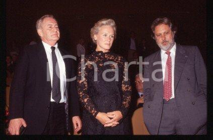 35mm vintage slide* 1992 ca VENICE David PUTTNAM Istvan SZABO & Glenn Close (15)
