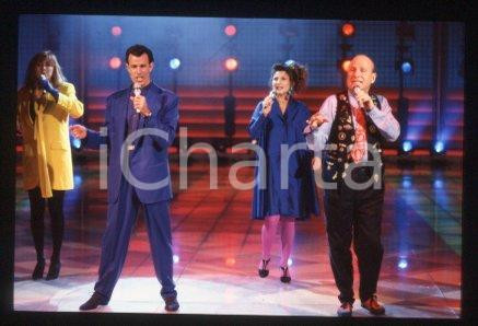 35mm vintage slide* 1995 ca ITALY a vocal group THE MANHATTAN TRANSFER (71)