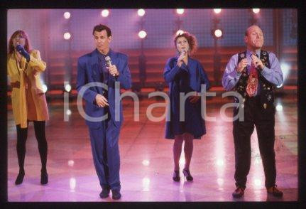 35mm vintage slide* 1995 ca ITALY a vocal group THE MANHATTAN TRANSFER (73)