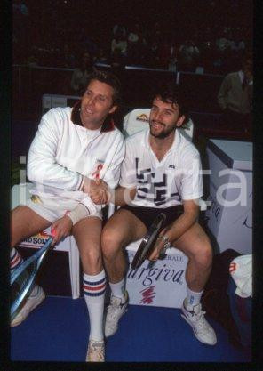 35mm vintage slide* 1990 ca TENNIS Italian tennis player Omar CAMPORESE (8)