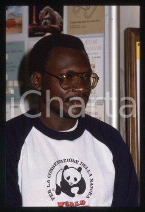 35mm vintage slide* 1988 ca MILAN - "RHINO MAN" Michael WERIKHE (5)