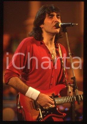 35mm vintage slide* 1993 ca ITALY composer guitarist & singer Luigi SCHIAVONE 2