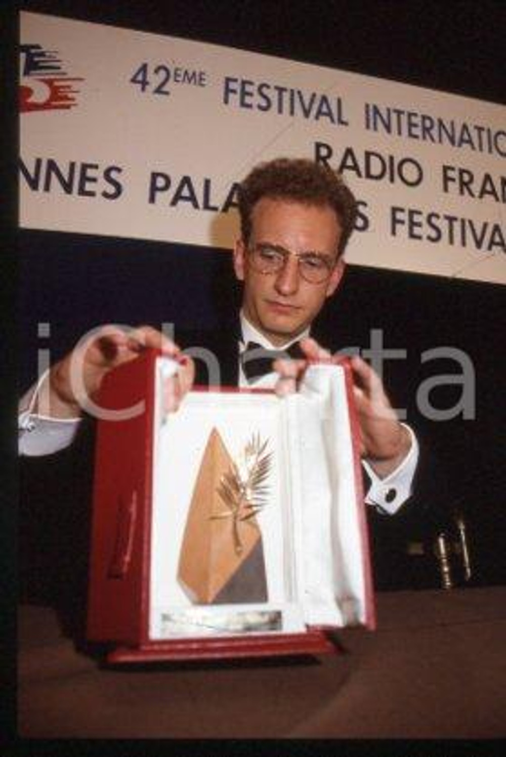 35mm vintage slide* 1989 CANNES Director Steven SODERBERGH "SEX LIES & VIDEO" 3