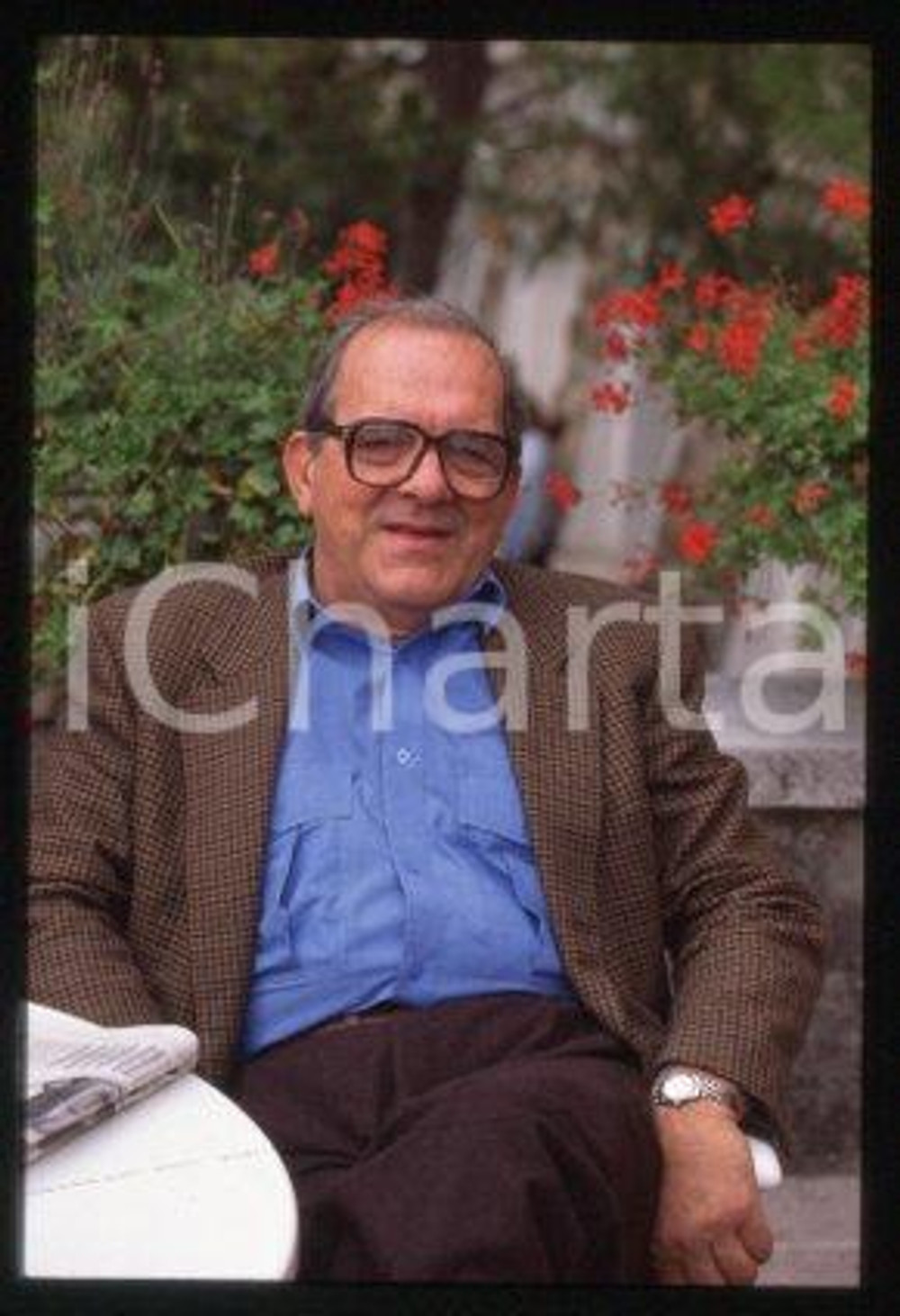 35mm vintage slide* 1990 ca CINEMA Italian film director Damiano DAMIANI (3)