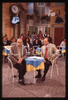 35mm vintage slide* 1992 MILAN CHANNEL5 Rochus MISCH and Gerry SCOTTI (40)