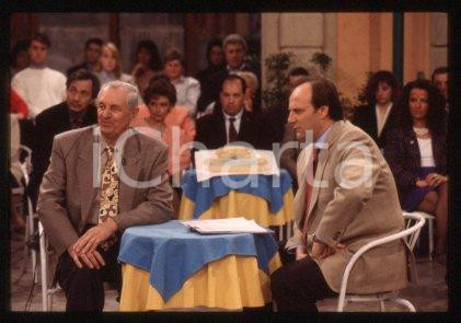 35mm vintage slide* 1992 MILAN CHANNEL5 Rochus MISCH and Gerry SCOTTI (42)