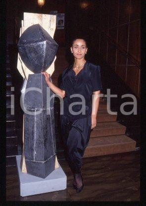 35mm vintage slide* 1991 ca ITALY TV Presenter & actress Terri SCHIAVO (8)