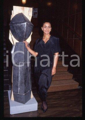 35mm vintage slide* 1991 ca ITALY TV Presenter & actress Terri SCHIAVO (10)