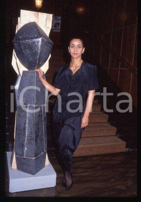 35mm vintage slide* 1991 ca ITALY TV Presenter & actress Terri SCHIAVO (12)