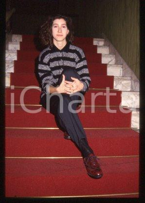 35mm vintage slide* 1988 ca ITALY Portrait of singer-songwriter Andrea MIRO (14)