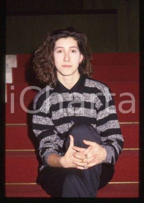 35mm vintage slide* 1988 ca ITALY Portrait of singer-songwriter Andrea MIRO (25)