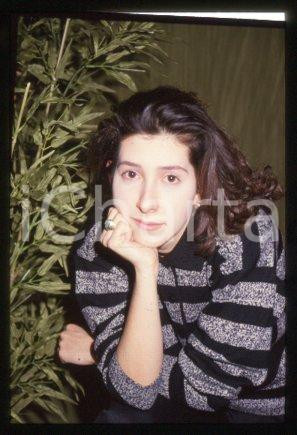 35mm vintage slide* 1988 ca ITALY Portrait of singer-songwriter Andrea MIRO (27)