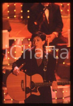 35mm vintage slide* 1990 ca ITALY Portrait of singer-songwriter Andrea MIRO (33)