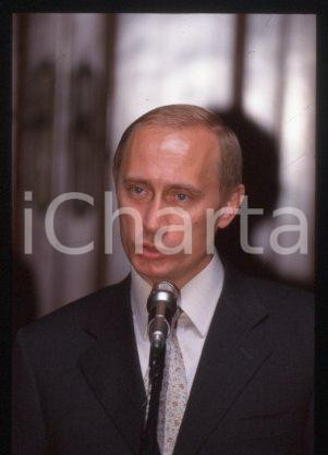 35mm vintage slide* 2000 MILAN the President of Russia Vladimir PUTIN (18)