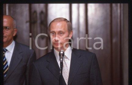 35mm vintage slide* 2000 MILAN the President of Russia Vladimir PUTIN (30)