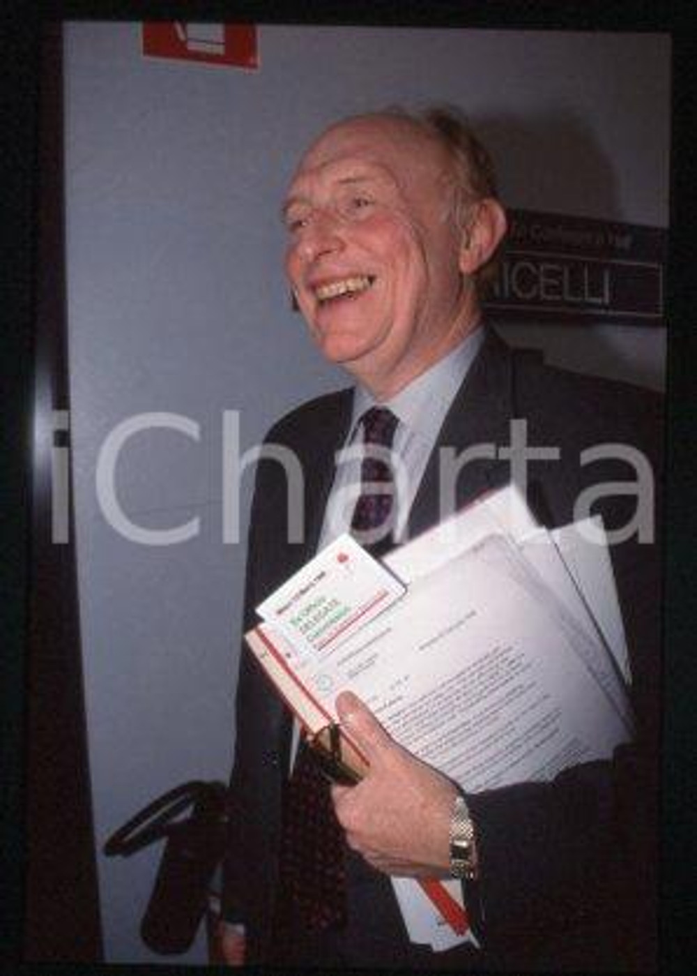 35mm vintage slide* 1990 ca UNITED KINGDOM Labour Party Neil KINNOCK (10)