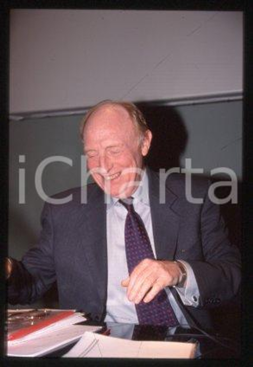 35mm vintage slide* 1990 ca UNITED KINGDOM Labour Party Neil KINNOCK (11)