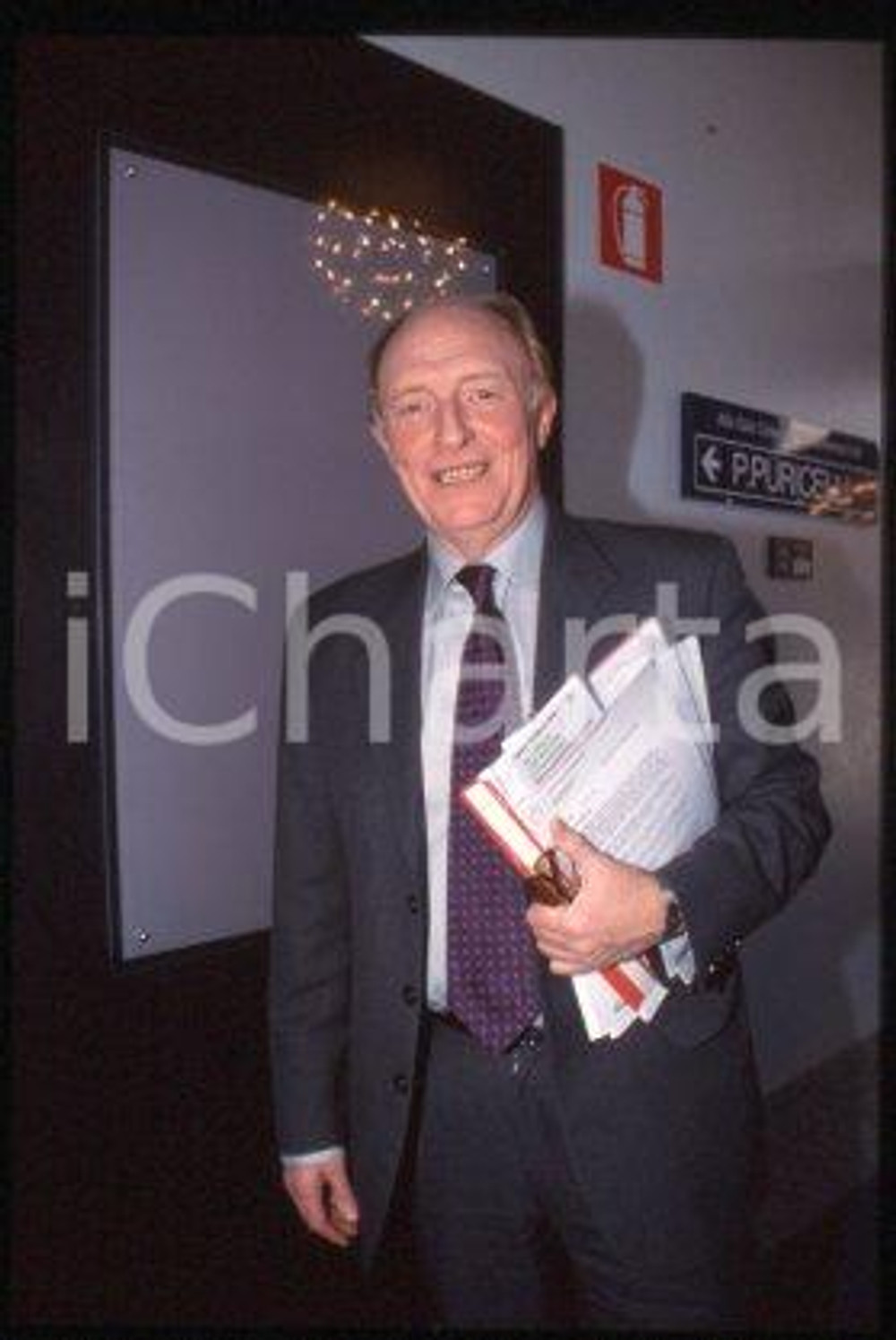 35mm vintage slide* 1990 ca UNITED KINGDOM Labour Party Neil KINNOCK (17)
