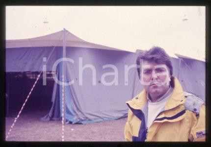 35mm vintage slide* 1987 ca SANREMO PALAROCK English guitarist Paul JEFFREY (1)