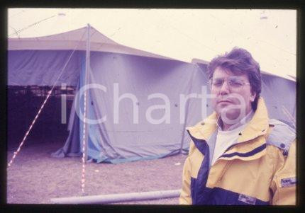 35mm vintage slide* 1987 ca SANREMO PALAROCK English guitarist Paul JEFFREY (4)