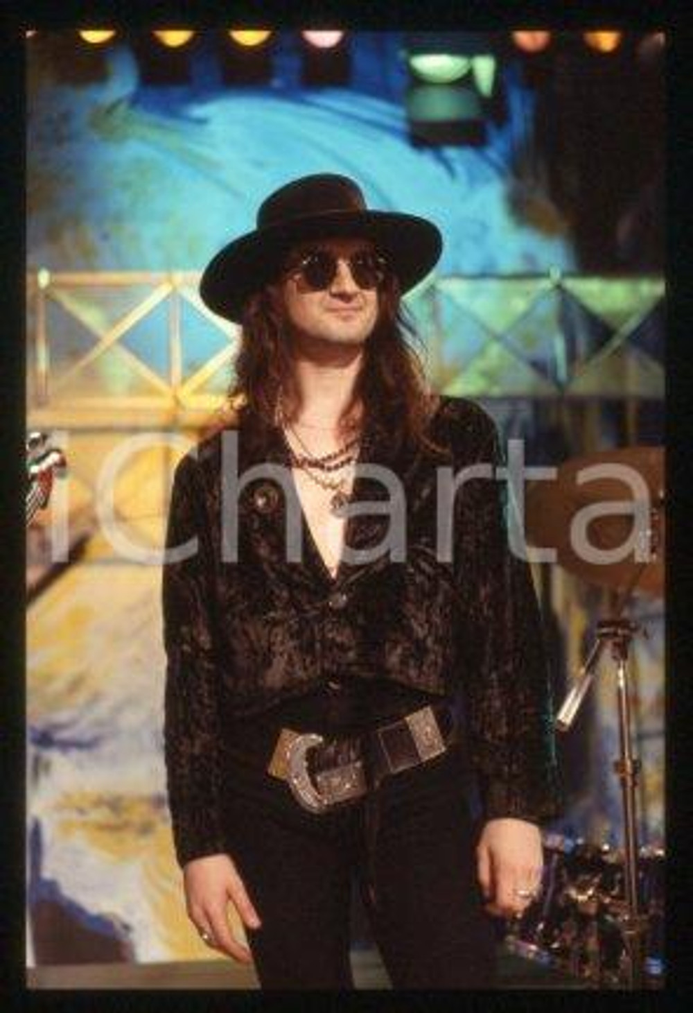 35mm vintage slide* 1987 ca MUSIC an English gothic rock band THE MISSION (2)