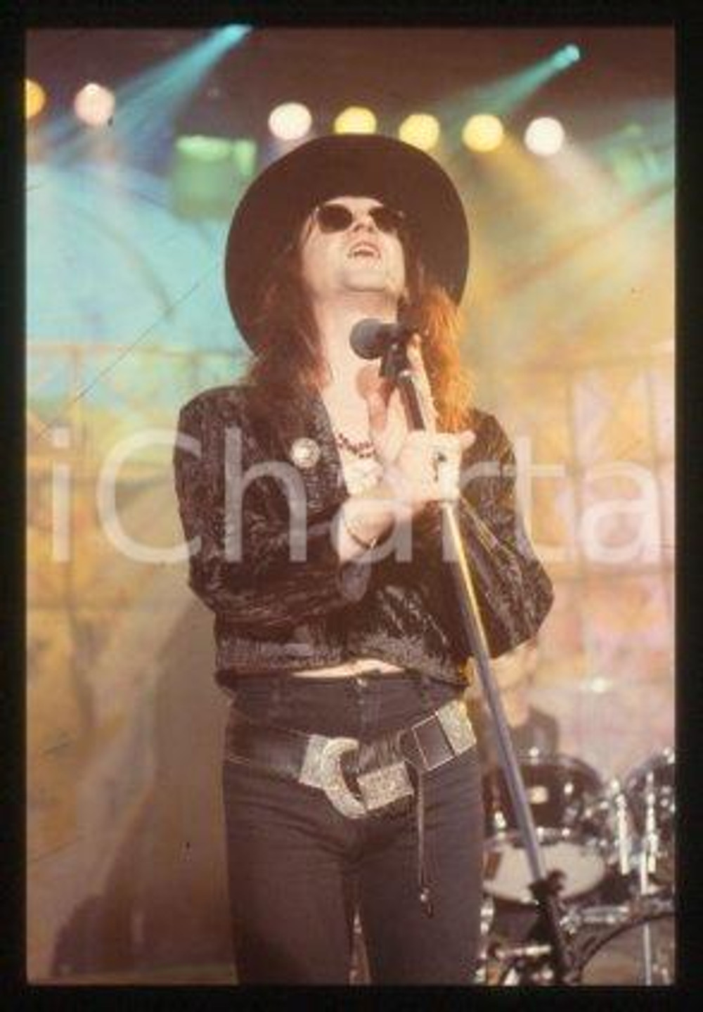 35mm vintage slide* 1987 ca MUSIC an English gothic rock band THE MISSION (4)