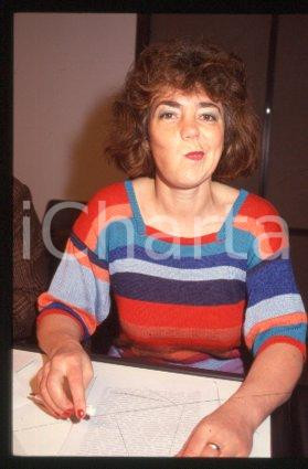 35mm vintage slide* 1990 ca LITERATURE Portrait of author Irina LIEBMANN (15)