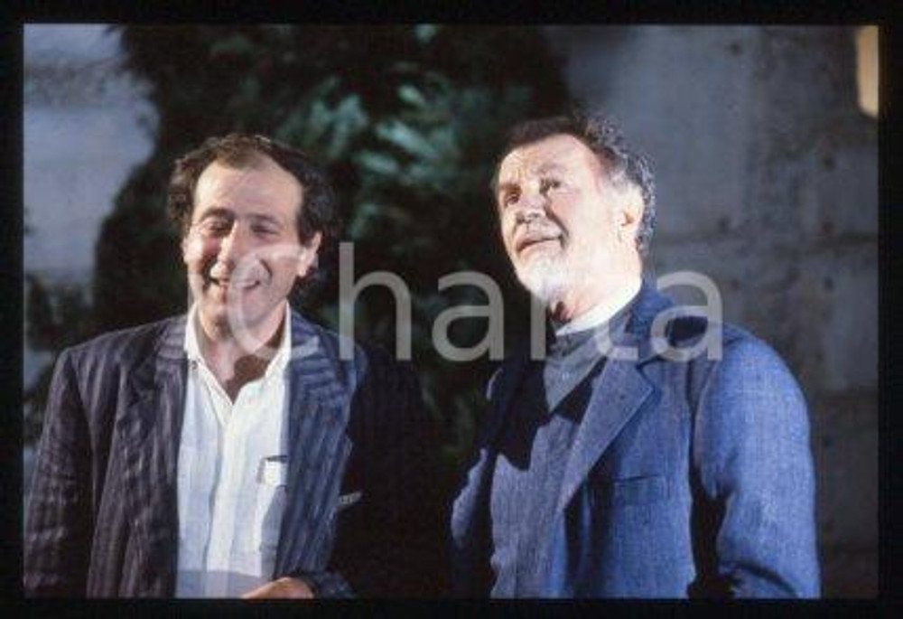 35mm vintage slide* 1986 RAI TRE Giorgio PRESSBURGER & Gabriele FERZETTI (20)
