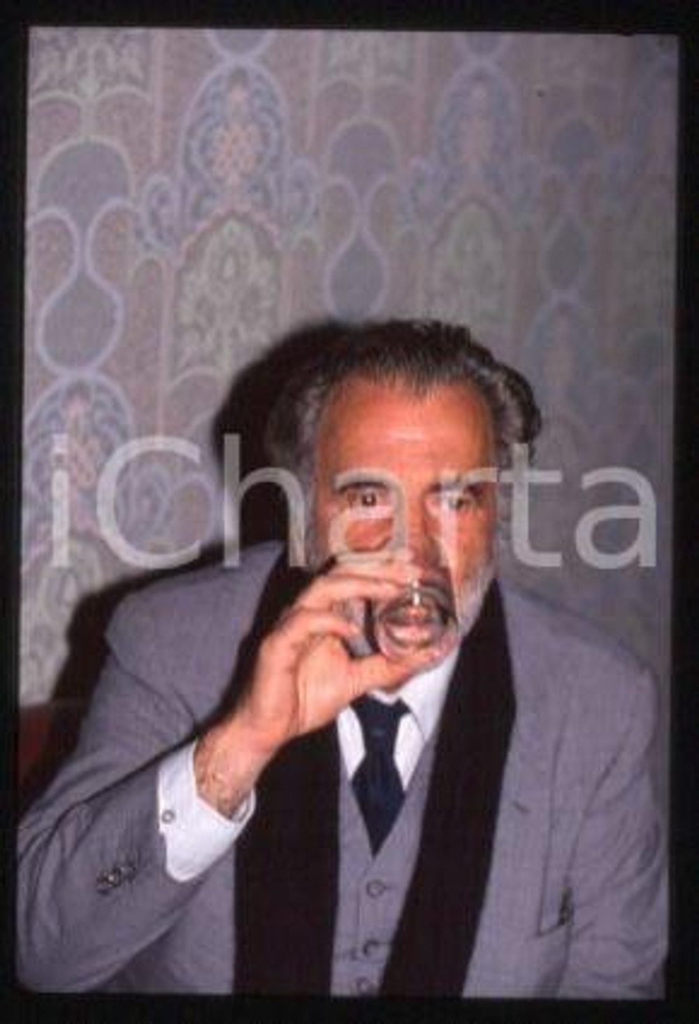 35mm vintage slide* 1994 ca CINEMA Austrian-Swiss actor Maximilian SCHELL (1)