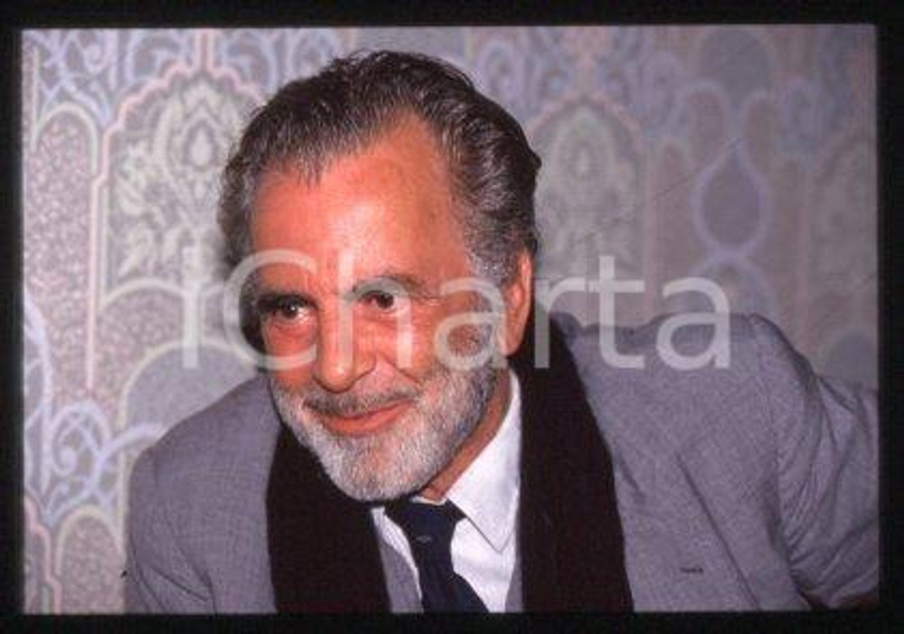 35mm vintage slide* 1994 ca CINEMA Austrian-Swiss actor Maximilian SCHELL (2)