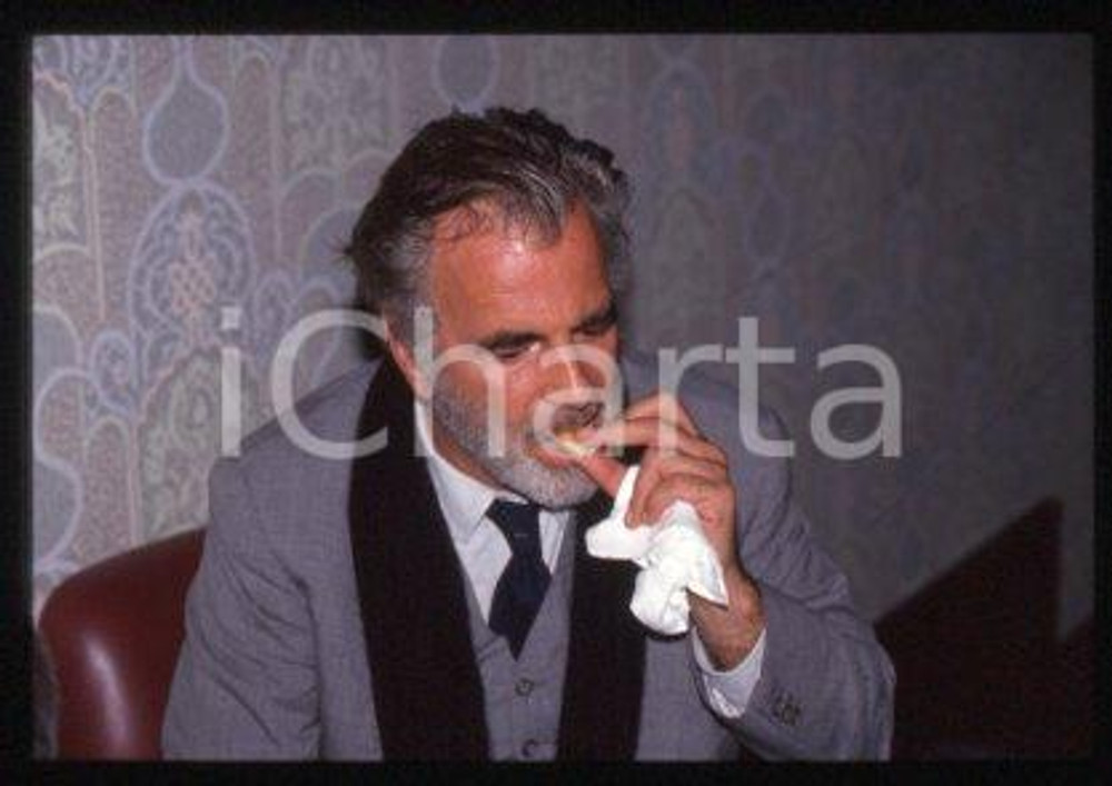 35mm vintage slide* 1994 ca CINEMA Austrian-Swiss actor Maximilian SCHELL (18)