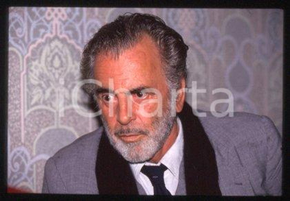 35mm vintage slide* 1994 ca CINEMA Austrian-Swiss actor Maximilian SCHELL (21)