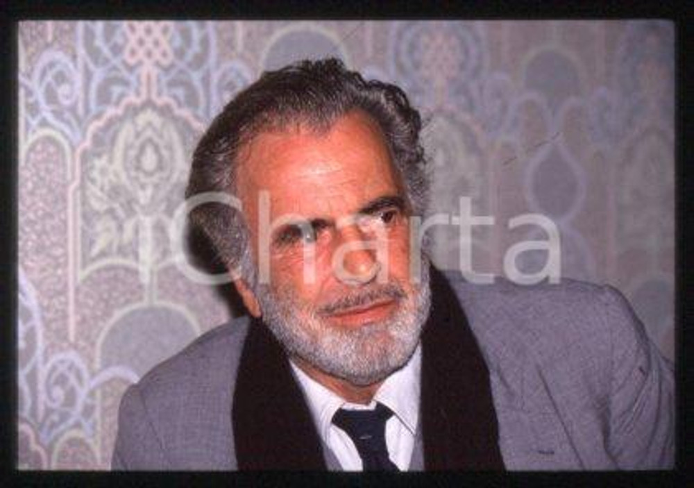 35mm vintage slide* 1994 ca CINEMA Austrian-Swiss actor Maximilian SCHELL (23)