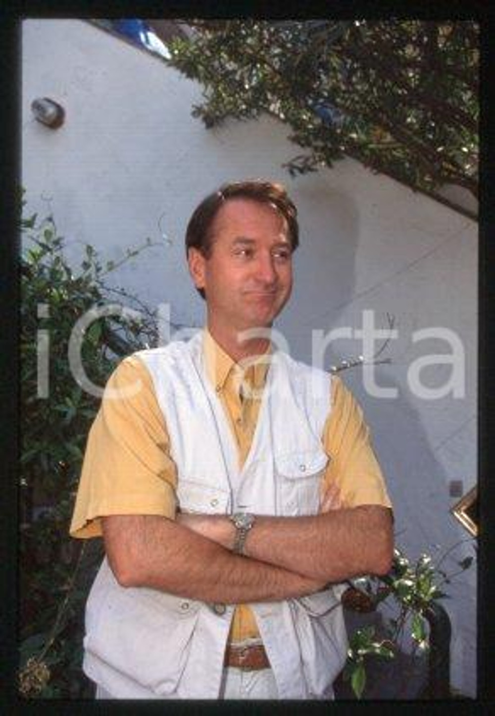 35mm vintage slide* 1997 ca CINEMA "KINGS OF LIFE" Polish actor Mariusz PUJSZO 2