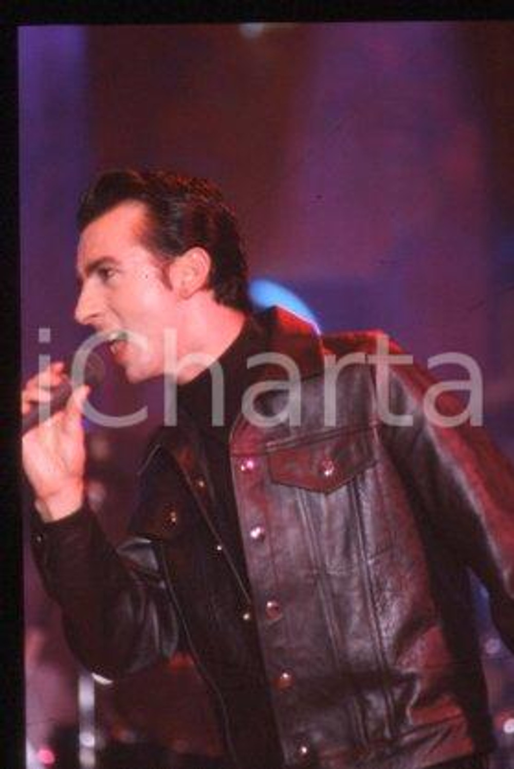 35mm vintage slide* 1990 ca MILAN Portrait of an English singer Marc ALMOND (7)