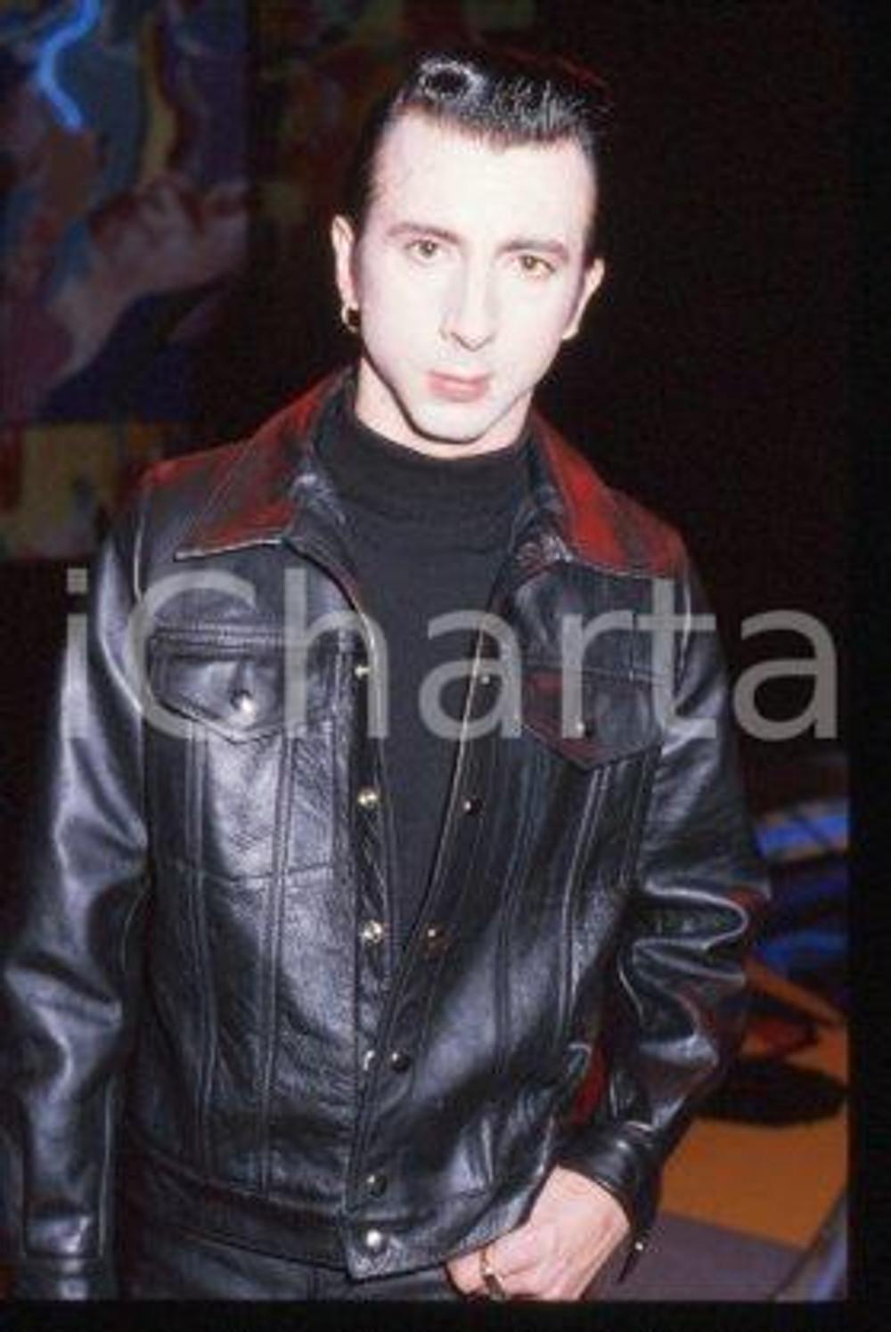 35mm vintage slide* 1990 ca MILAN Portrait of an English singer Marc ALMOND (20)