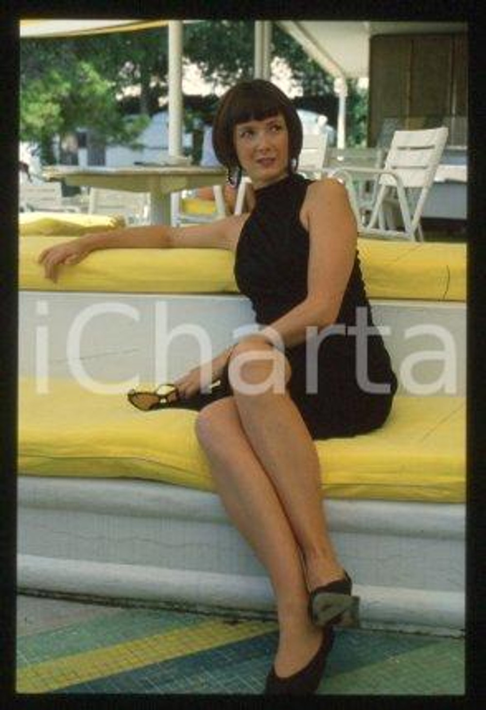 35mm vintage slide* 1987 ca CINEMA French actress Sabine AZEMA (1)